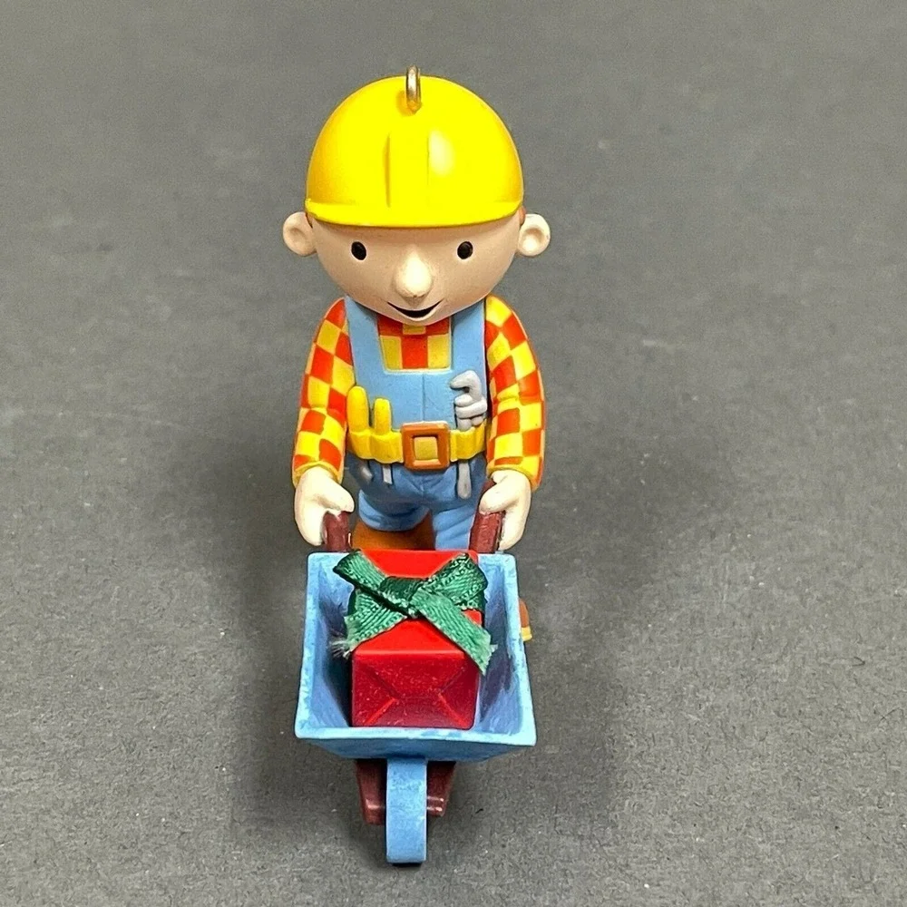 Bob the Builder 2007 Hit/K‎ Chapman Wheelbarrow Present Christmas Tree Ornament
